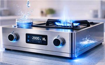 Bếp hydro nấu liên tục 6 giờ chỉ với 100 ml nước và 1 kWh điện